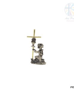 Eucaristia Menino de Joelho 8cm